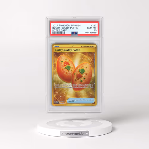 2024 Pokémon Twm EN-Twilight Masquerade #223 Buddy-Buddy Poffin - Hyper Rare (PSA 10 GEM MINT)