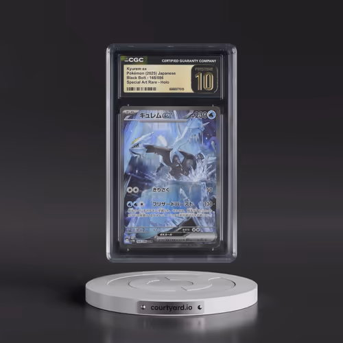 2025 Black Bolt - sv11B #168/086 Kyurem ex - Special Art Rare Holo (CGC 10 PRISTINE)