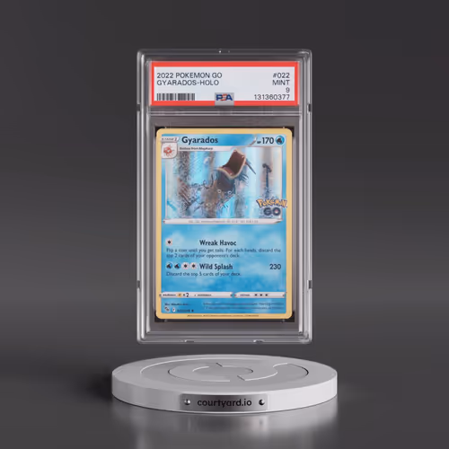 2022 Pokémon Go #022 Gyarados - Holo (PSA 9 MINT)