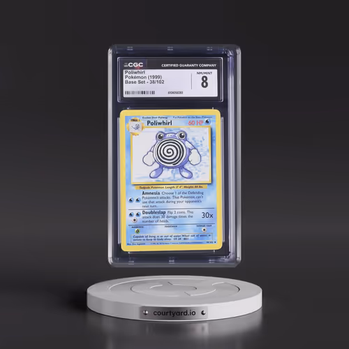 1999 Base Set #38/102 Poliwhirl (CGC 8 NM-MT)