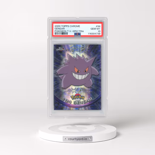 2000 Topps Chrome Pokémon T.V. #94 Gengar - Spectra (PSA 10 GEM MINT)