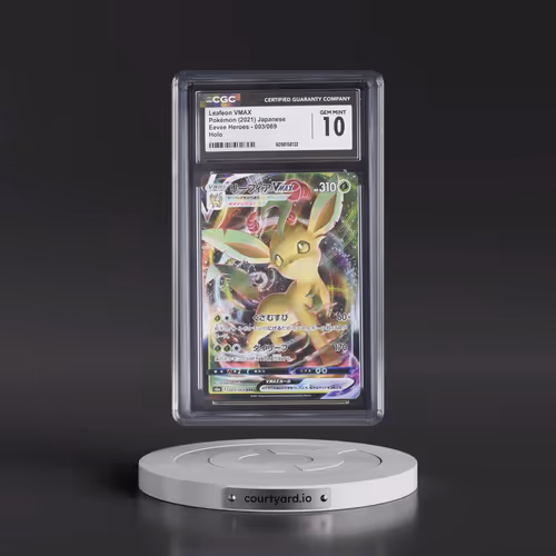 2021 Eevee Heroes #003/069 Leafeon VMAX - Holo (CGC 10 GEM MINT)