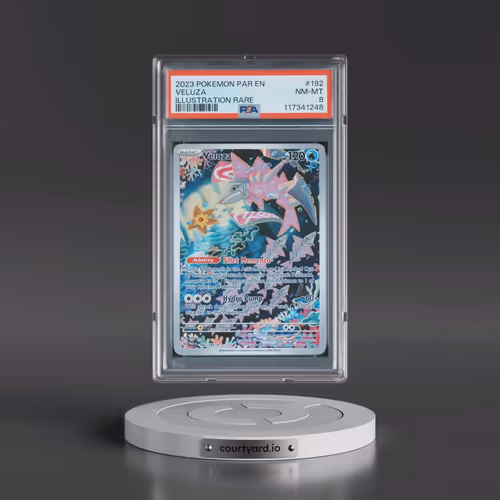 2023 Pokémon Par EN-Paradox Rift #192 Veluza - Illustration Rare (PSA 8 NM-MT)
