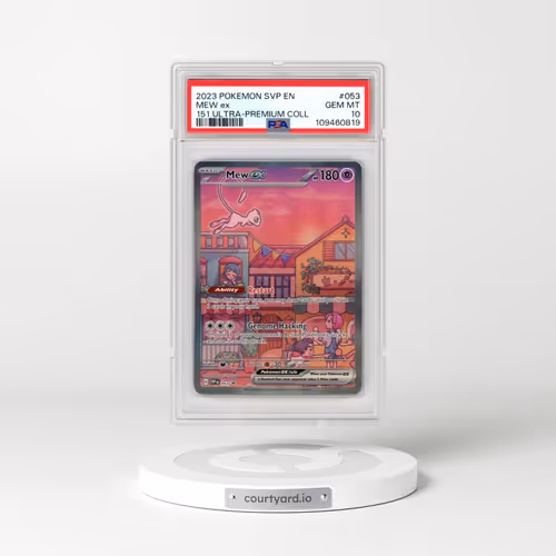 2023 Pokémon Svp EN-SV Black Star Promo #053 Mew EX - Holo 151 Ultra-Premium Collection (PSA 10 GEM
