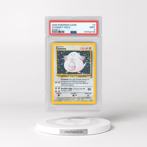 2000 Pokémon Game Base II #3 Chansey - Holo (PSA 9 MINT)