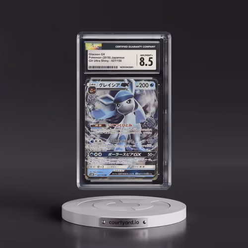 2018 GX Ultra Shiny #027/150 Glaceon GX - Holo (CGC 8.5 NM-MT+)