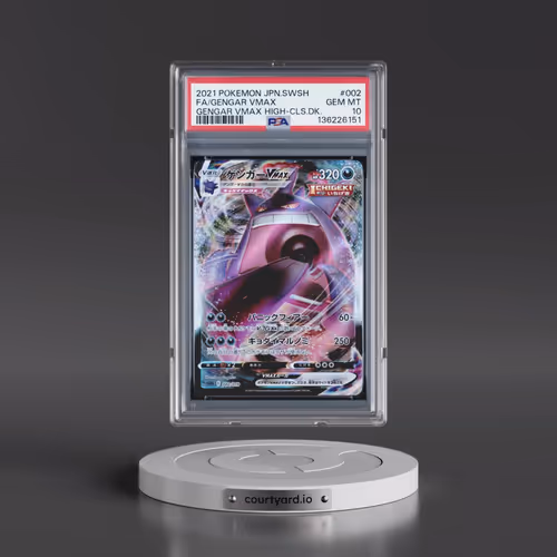 2021 Pokémon Sword & Shield Gengar Vmax High-Class Deck #002 Gengar Vmax - Full Art (PSA 10 GEM MINT