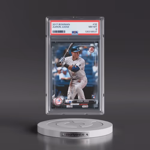 2017 Bowman #32 Aaron Judge (PSA 8 NM-MT)