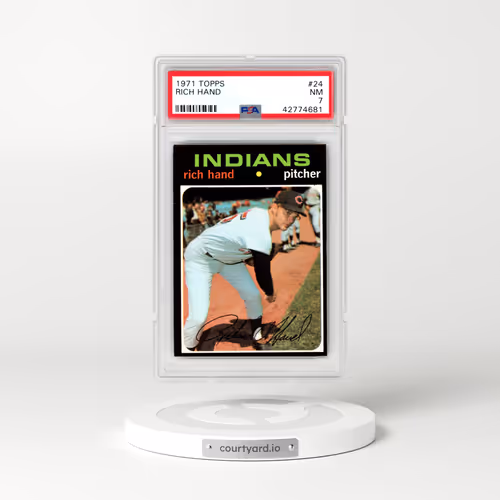 1971 Topps #24 Rich Hand (PSA 7 NM)