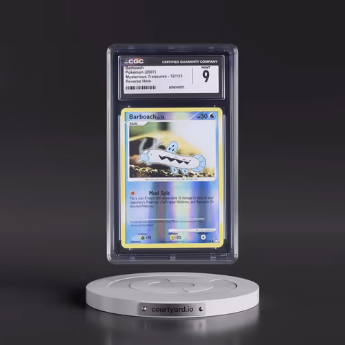 2007 Mysterious Treasures #72/123 Barboach - Reverse Holo (CGC 9 MINT)