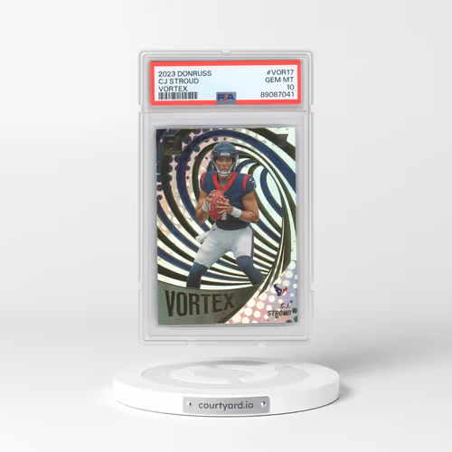 2023 Panini Donruss Vortex #VOR17 CJ Stroud (PSA 10 GEM MINT)