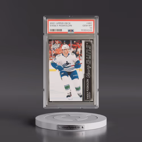 2021-2022 Upper Deck #481 Vasily Podkolzin (PSA 10 GEM MINT)