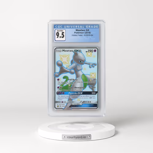 2019 Hidden Fates #SV59/SV94 Mewtwo GX - Holo (CGC 10 GEM MINT)