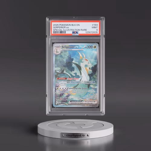 2025 Pokémon Blk EN-Black Bolt #164 Serperior EX - Holo Special Illustration Rare (PSA 9 MINT)