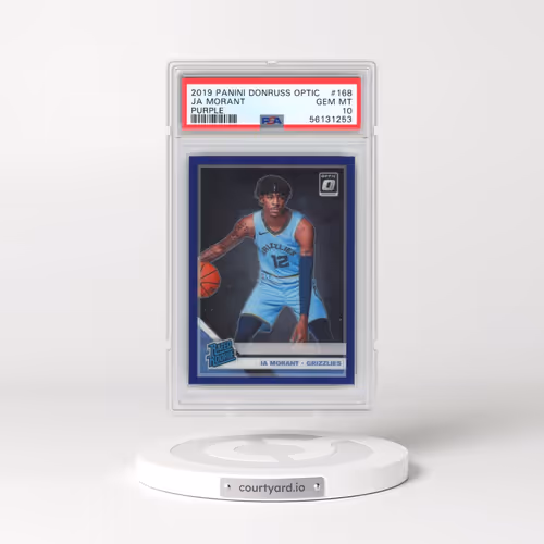 2019 Panini Donruss Optic #168 Ja Morant - Purple (PSA 10 GEM MINT)