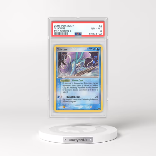 2005 Pop Series 2 #4 Suicune - Holo (PSA 8 NM-MT)
