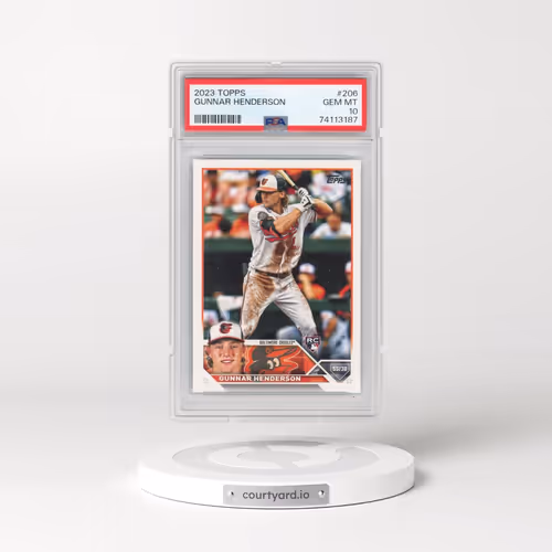 2023 Topps #206 Gunnar Henderson (PSA 10 GEM MINT)
