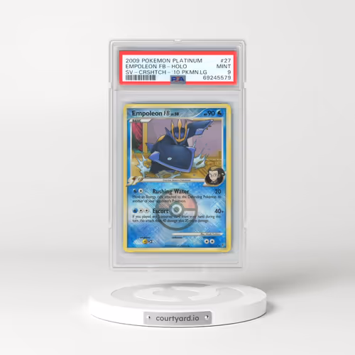 2009 Pokémon Platinum Supreme Victors #27 Empoleon FB - Holo Crosshatch-2010 Pokemon League (PSA 9 M
