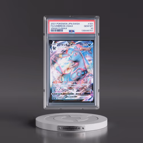 2021 Pokémon Sword & Shield Vmax Climax #101 Umbreon Vmax - Full Art (PSA 10 GEM MINT)