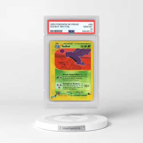 2003 Pokémon Skyridge #60 Golbat - Reverse Foil (PSA 10 GEM MINT)