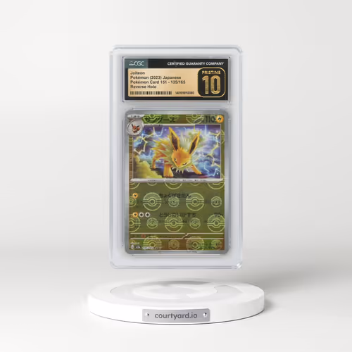 2023 Pokémon Card 151 #135/165 Jolteon - Reverse Holo Poke Ball (CGC 10 PRISTINE)