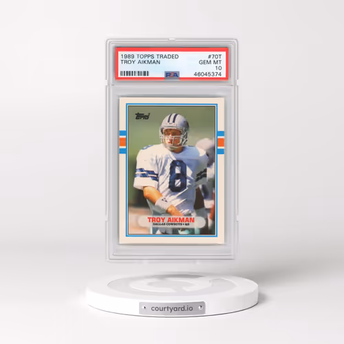 1989 Topps Traded #70T Troy Aikman (PSA 10 GEM MINT)