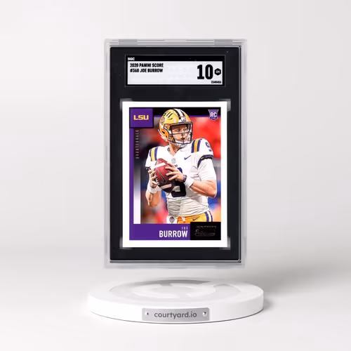 2020 Panini Score #360 Joe Burrow (SGC 10 GEM MINT)
