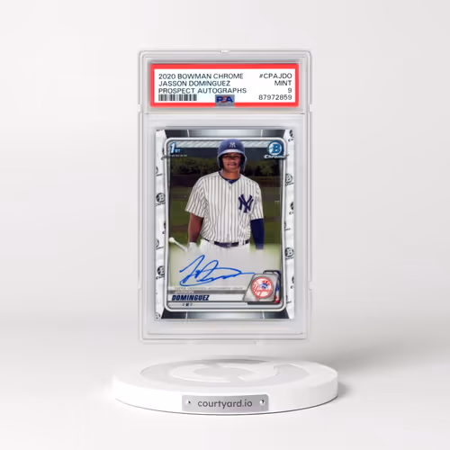 2020 Bowman Chrome Prospect Autographs #CPAJDO Jasson Dominguez (PSA 9 MINT)
