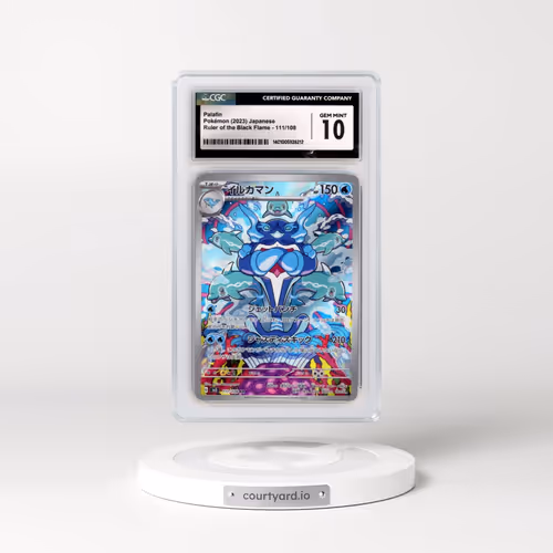 2023 Ruler of the Black Flame #111/108 Palafin - Art Rare Holo (CGC 10 GEM MINT)