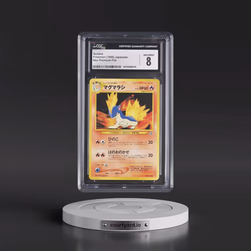 1999 Neo Premium File Quilava - No Rarity (CGC 8 NM-MT)
