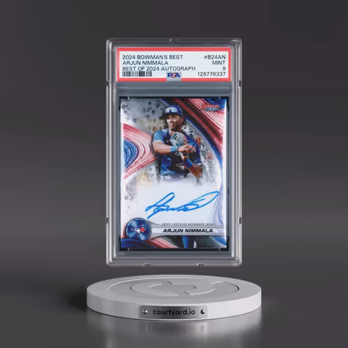 2024 Bowman's Best Best of 2024 Autographs #B24AN Arjun Nimmala (PSA 9 MINT)