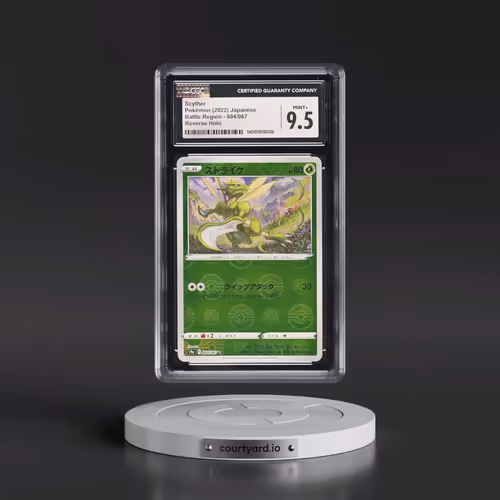 2022 Battle Region #004/067 Scyther - Reverse Holo Poké Ball (CGC 9.5 MINT+)