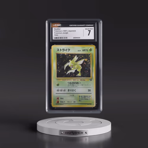 1997 Pokémon Jungle Scyther - Holo (CGC 7 NM)