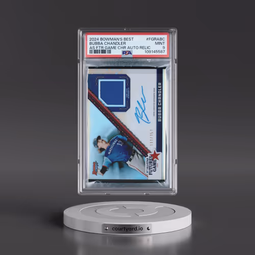 2024 Bowman's Best 2024 MLB All-Star Futures Game Chrome Autograph Relics #FGRABC Bubba Chandler (PS