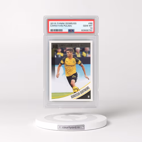 2018 Panini Donruss #66 Christian Pulisic (PSA 10 GEM MINT)