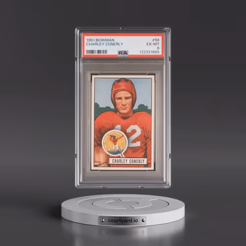 1951 Bowman #56 Charley Conerly (PSA 6 EX-MT)