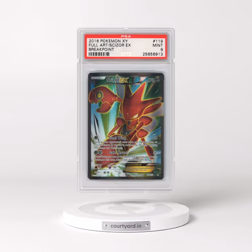 2016 Pokémon XY Breakpoint #119 Scizor EX - Holo Full Art (PSA 9 MINT)