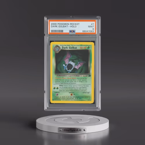 2000 Pokémon Rocket #7 Dark Golbat - Holo (PSA 9 MINT)