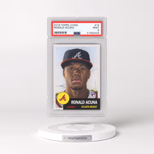 2018 Topps Living #19 Ronald Acuna (PSA 9 MINT)