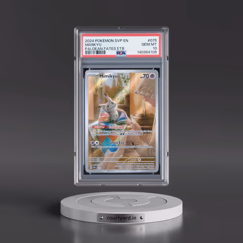 2024 Pokémon Svp EN-SV Black Star Promo #075 Mimikyu - Paldean Fates Elite Trainer Box (PSA 10 GEM M