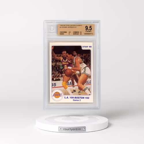 1985 Star Lakers Champs #3 Dennis Johnson IA (BGS 9.5 GEM MINT)