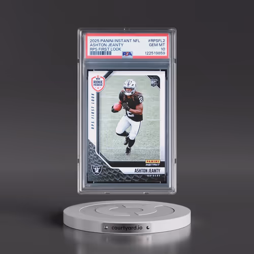 2025 Panini Instant NFL Rps First Look #RPSFL2 Ashton Jeanty (PSA 10 GEM MINT)