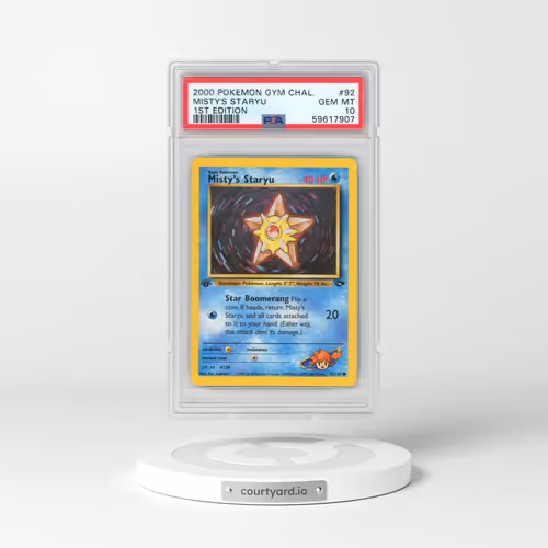 2000 Pokémon Gym Challenge #92 Misty's Staryu - 1st Edition (PSA 10 GEM MINT)