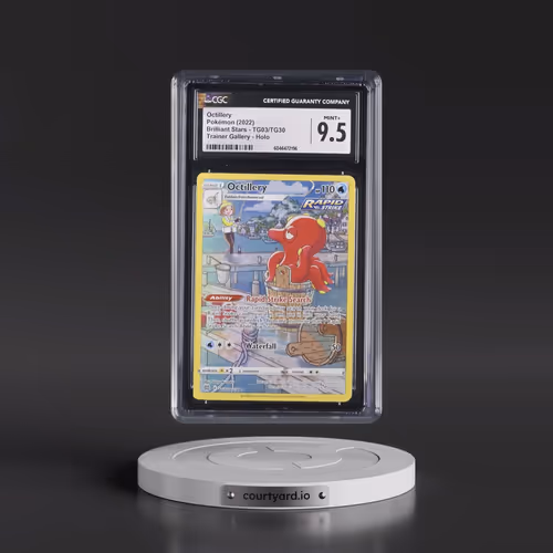 2022 Brilliant Stars #TG03/TG30 Octillery - Character Rare (CGC 9.5 MINT+)