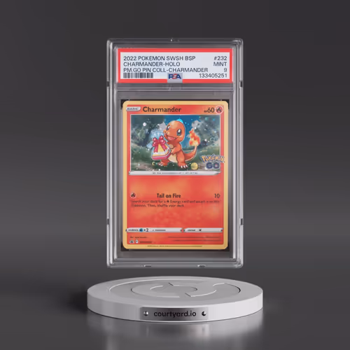 2022 Pokémon Swsh Black Star Promo #232 Charmander - Holo Pokemon Go Pin Collection-Charmander (PSA