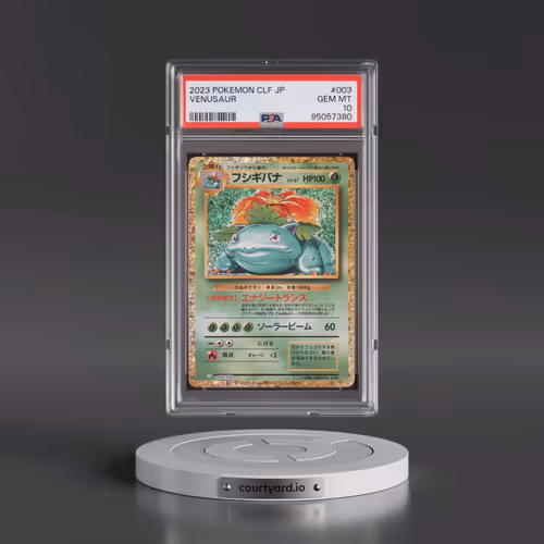 2023 Pokémon Clf-Trading Card Game Classic Venusaur & Lugia EX Deck #003 Venusaur (PSA 10 GEM MINT)