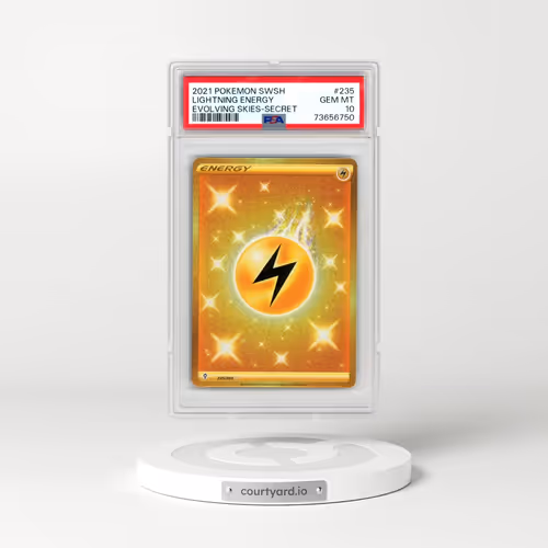2021 Pokémon Sword & Shield Evolving Skies #235 Lightning Energy - Secret (PSA 10 GEM MINT)
