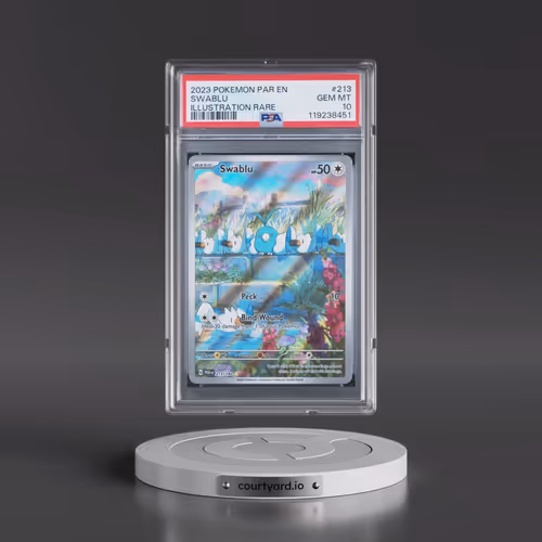2023 Pokémon Par EN-Paradox Rift #213 Swablu - Illustration Rare (PSA 10 GEM MINT)
