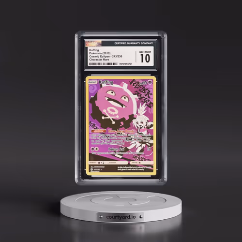 2019 Cosmic Eclipse #243/236 Koffing - Secret Rare Holo (CGC 10 GEM MINT)