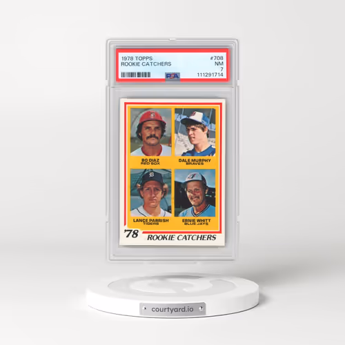 1978 Topps #708 Rookie Catchers (PSA 7 NM)